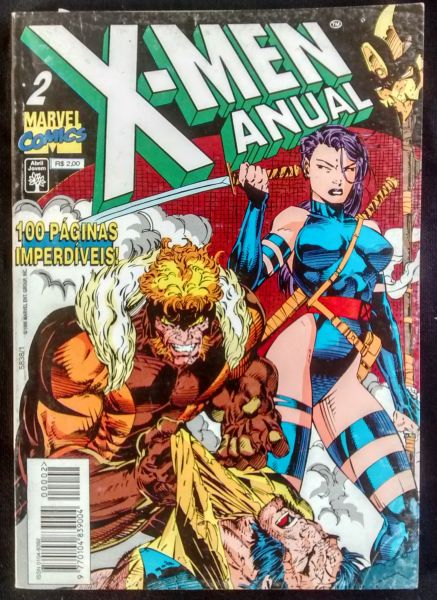 X-MEN ANUAL N° 02 + X-MEN VOLUME I (JIM LEE) N° 04,5 E 6