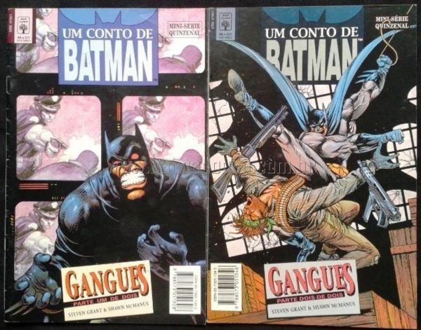 UM CONTO DE BATMAN - GANGUES N° 1 e 2 - Completa