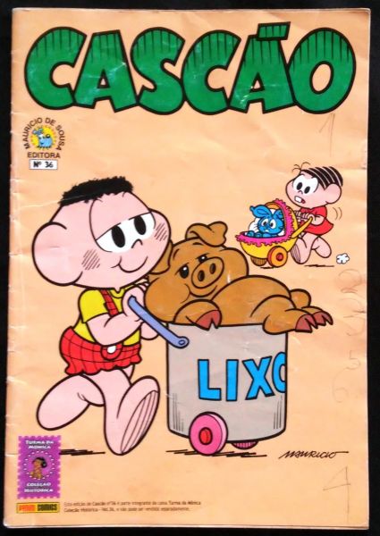 CASCÃO N° 036 - Turma da Mônica Coleção Histórica