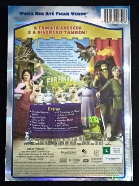 SHREK TERCEIRO - COM LUVA