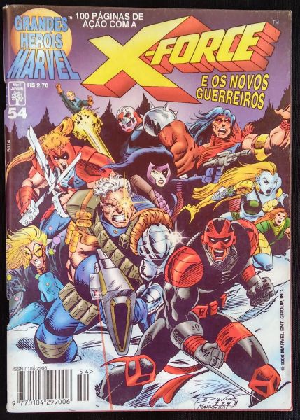 GRANDES HERÓIS MARVEL N° 054 - X-Force e Os Novos Guerreiros