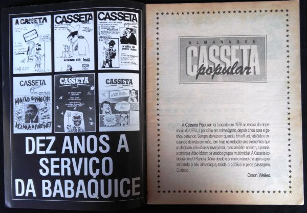 ALMANAQUE CASSETA POPULAR N° 01