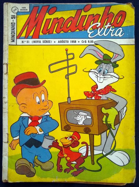 MINDINHO EXTRA (2ª Série) N° 51 (AGOSTO 1958)