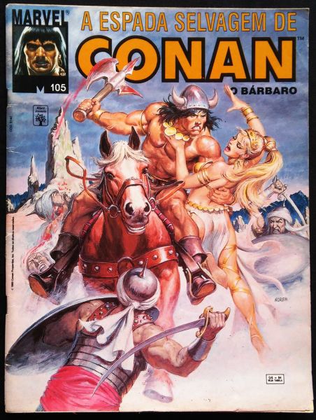 A ESPADA SELVAGEM DE CONAN n° 105