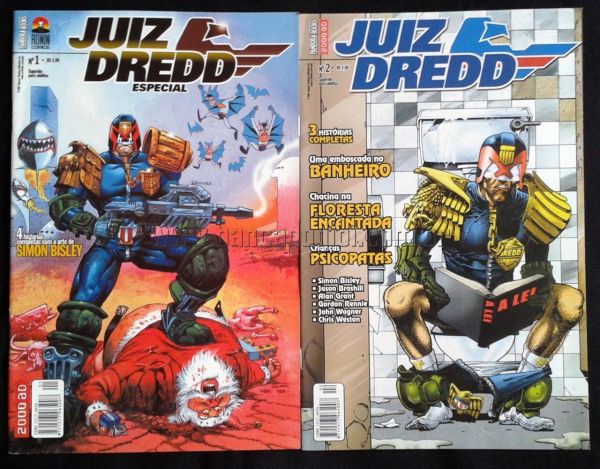 JUIZ DREDD ESPECIAL n° 1 e 2 - Completa