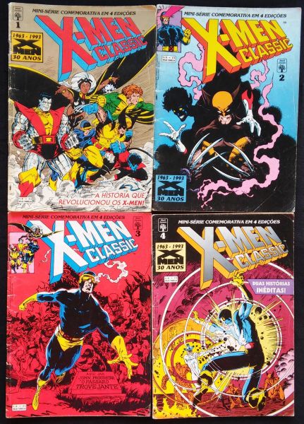 X-MEN CLASSIC n° 01 ao 04 - COMPLETO