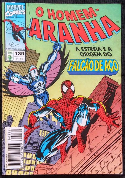 HOMEM-ARANHA n° 139 - A estreia e a origem do Falcão de Aço!