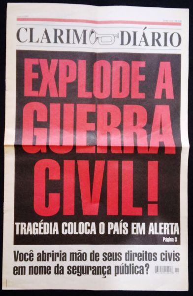 JORNAL CLARIM DIÁRIO - GUERRA CIVIL