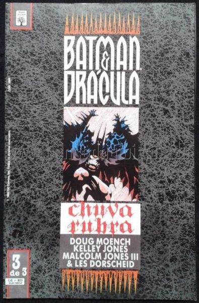 BATMAN & DRÁCULA: CHUVA RUBRA N° 1 AO 3 - Completa