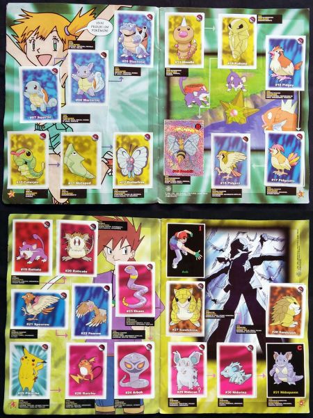 ALBUM LIVRO ILUSTRADO POKEMON 1999 (INCOMPLETO)