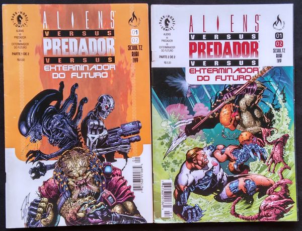 ALIENS VS PREDADOR VS EXTERMINADOR DO FUTURO n° 1 ao 2 - COMPLETO