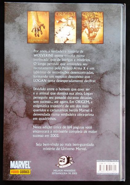 ORIGEM (WOLVERINE) - EDIÇÃO DEFINITIVA CAPA DURA
