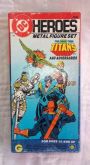 DC HEROES METAL FIGURE SET - The New Teen Titans and Adversaries. (RARIDADE)