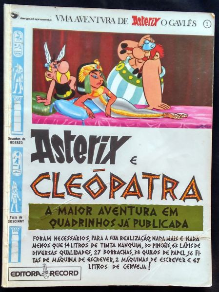 ASTERIX , O GAULÊS N° 002 - E CLEÓPATRA