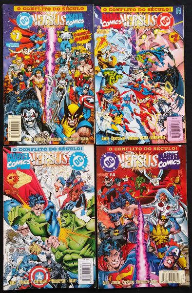 DC VERSUS MARVEL n° 1 AO 4 - COMPLETO