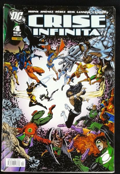 CRISE INFINITA - CAPA GEORGE PEREZ N° 04