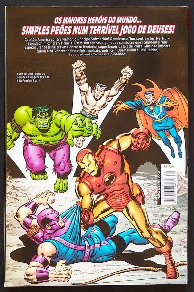 OS MAIORES CLASSICOS DOS VINGADORES VOL. 04 - VINGADORES VERSUS DEFENSORES