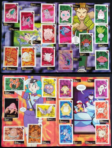 ALBUM LIVRO ILUSTRADO POKEMON 1999 (INCOMPLETO)