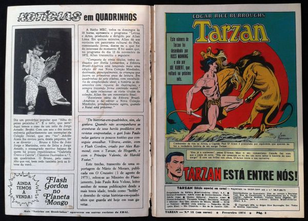 TARZAN (EM CORES) 2ª SERIE N° 015