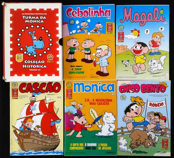 COLEÇÃO HISTORICA VOLUME 12 (MONICA, CASCÃO,MAGALI,CEBOLINHA E CHICO BENTO)