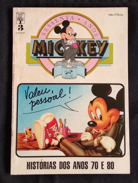 60 ANOS DO MICKEY n° 1 ao 3 - Completo