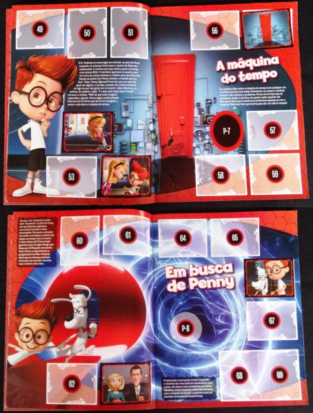 ALBUM AS AVENTURAS DE PEABODY E SHERMAN 2014 - (INCOMPLETO)