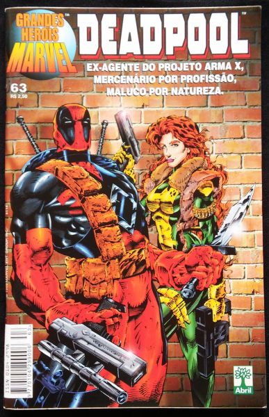 GRANDES HERÓIS MARVEL - 1ª SERIE n° 063 - DEADPOOL