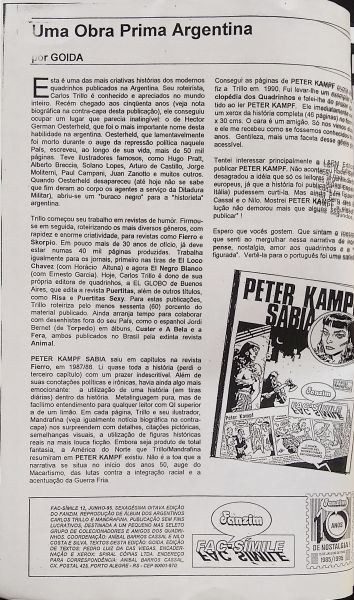 FANZIM ESPECIAL n° 68 - PETER KAMPF SABIA