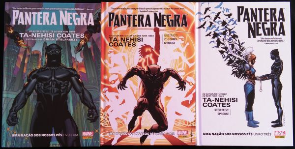 PANTERA NEGRA - UMA NAÇÃO SOB NOSSOS PÉS N° 1 AO 3 - COMPLETO