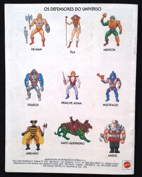 MINI COMIC MASTERS OF THE UNIVERSE (HE-MAN) N° 2 - O TEMPLO DAS TREVAS
