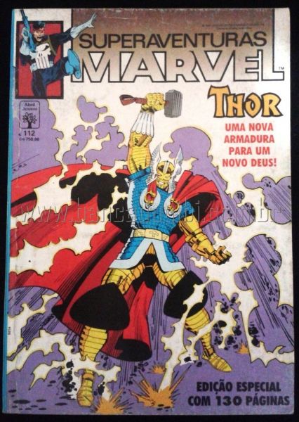 SUPERAVENTURAS MARVEL n° 112 - Thor, uma nova armadura...
